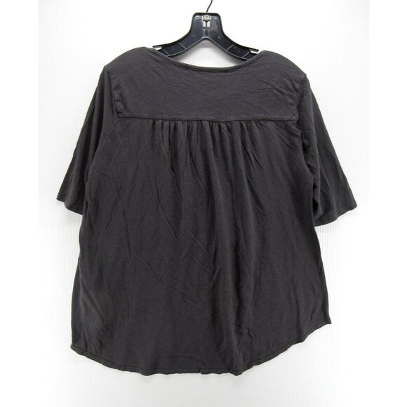 Michael Stars Top One Size Pullover Shirt Casual High Low V-Neck - Picture 6 of 10